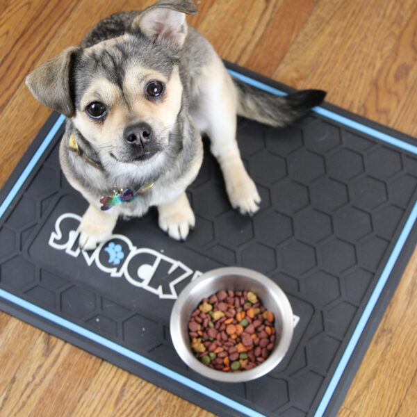 Dog or Cat Feeding Mat Multiple Color Options "UnChewables Logo" Machined Design - Image 2