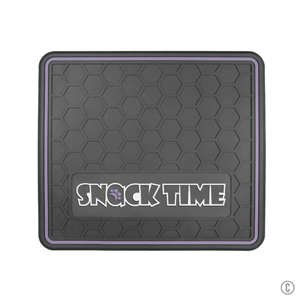 Dog or Cat Feeding Mat Multiple Colors Options "Snacktime" Machined Design - Image 4