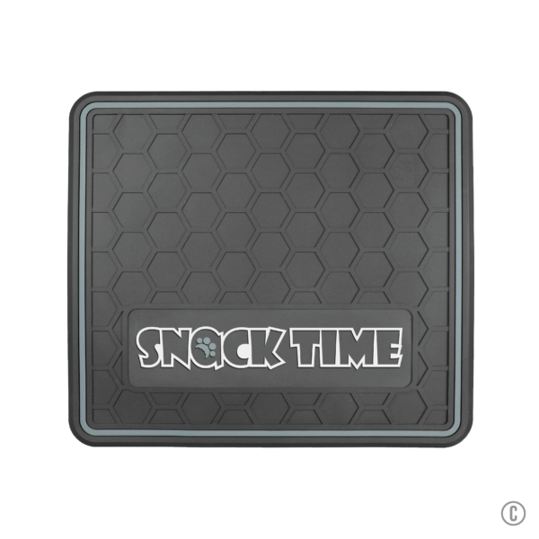 Dog or Cat Feeding Mat Multiple Colors Options "Snacktime" Machined Design - Image 12
