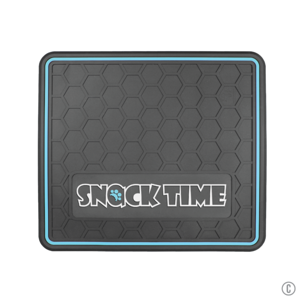 Dog or Cat Feeding Mat Multiple Colors Options "Snacktime" Machined Design