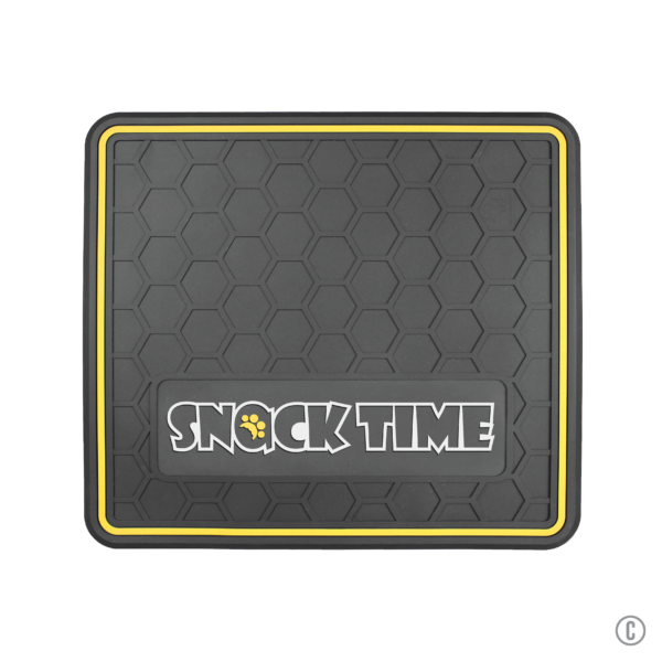 Dog or Cat Feeding Mat Multiple Colors Options "Snacktime" Machined Design - Image 8