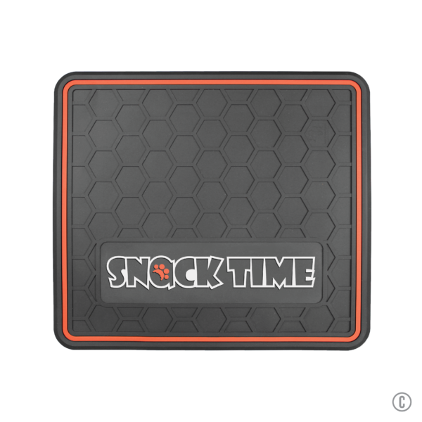 Dog or Cat Feeding Mat Multiple Colors Options "Snacktime" Machined Design - Image 7