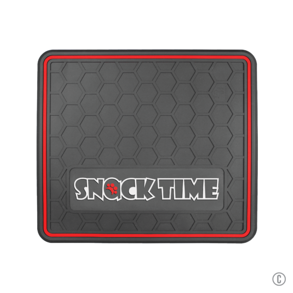 Dog or Cat Feeding Mat Multiple Colors Options "Snacktime" Machined Design - Image 6