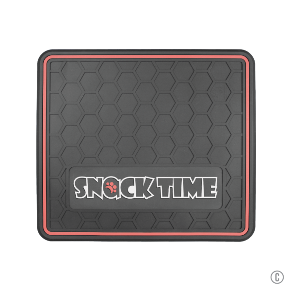 Dog or Cat Feeding Mat Multiple Colors Options "Snacktime" Machined Design - Image 5