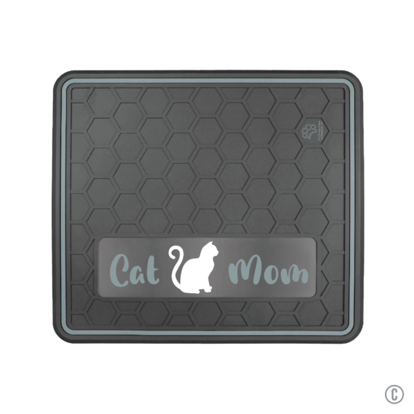 Dog or Cat Feeding Mat Multiple Color Options "Cat Mom" Domed Design - Image 6