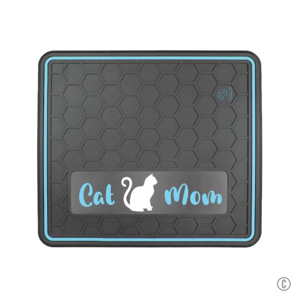 Dog or Cat Feeding Mat Multiple Color Options "Cat Mom" Domed Design - Image 5