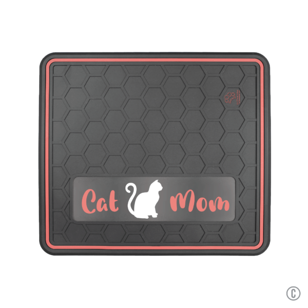Dog or Cat Feeding Mat Multiple Color Options "Cat Mom" Domed Design - Image 13