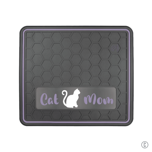 Dog or Cat Feeding Mat Multiple Color Options "Cat Mom" Domed Design - Image 12