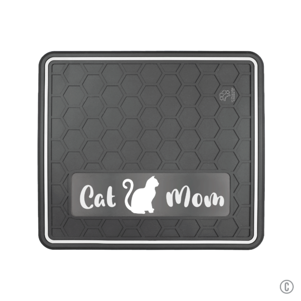 Dog or Cat Feeding Mat Multiple Color Options "Cat Mom" Domed Design - Image 9