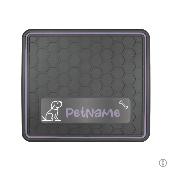 Dog or Cat Feeding Mat Multiple Colors "Dog & Bone" Domed Design - Insert Your Pets Name - Image 6