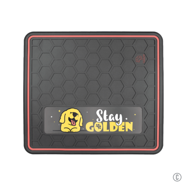 Dog or Cat Feeding Mat 3 Color Options "Stay Golden" Domed Design - Image 6