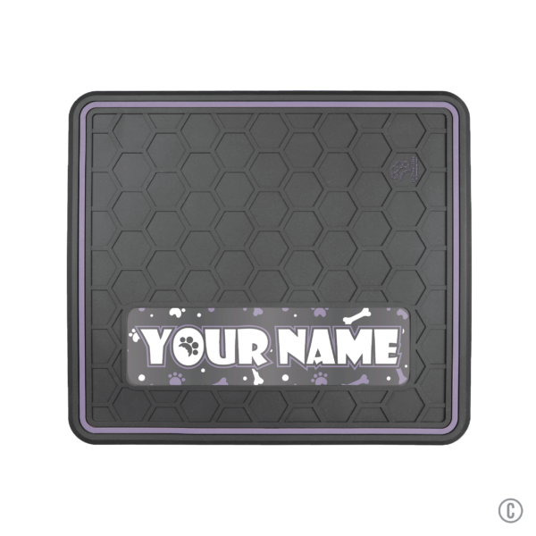 Dog or Cat Feeding Mat Multiple Colors "Paws N' Bones" Domed Design - Insert Your Pets Name - Image 6