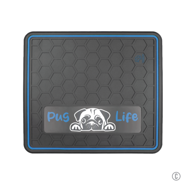 Dog or Cat Feeding Mat Multiple Color Options "Pug Life" Domed Design - Image 10