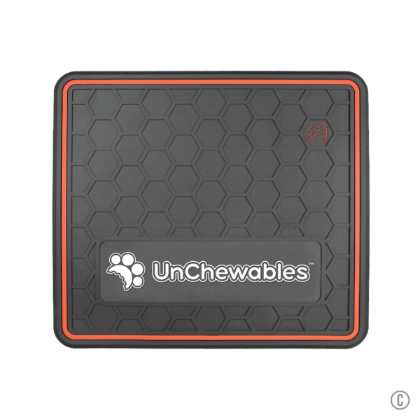 Dog or Cat Feeding Mat Multiple Color Options "UnChewables Logo" Machined Design - Image 9