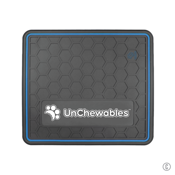 Dog or Cat Feeding Mat Multiple Color Options "UnChewables Logo" Machined Design