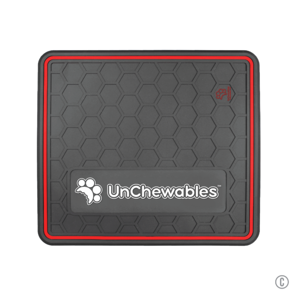 Dog or Cat Feeding Mat Multiple Color Options "UnChewables Logo" Machined Design - Image 5