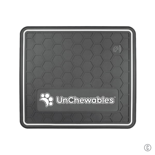 Dog or Cat Feeding Mat Multiple Color Options "UnChewables Logo" Machined Design - Image 4